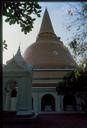The town of Nakhon Pathom (our favorite in Thailand) is known for this stupa, the largest Buddhist stupa in the world.  It rises high over the entire town which is built in concentric circles arround it.